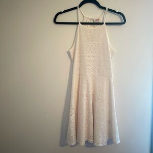Xsmall mossimo white lace dress